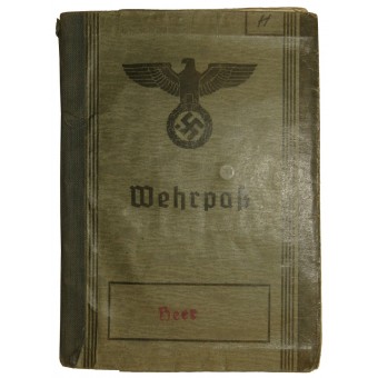 Wehrpaß délivré à Emerich Horwath, WW1 et le service WW2. Espenlaub militaria